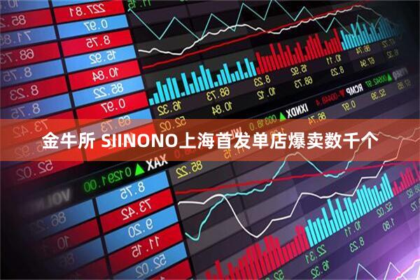 金牛所 SIINONO上海首发单店爆卖数千个