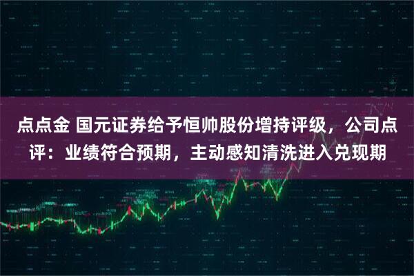 点点金 国元证券给予恒帅股份增持评级，公司点评：业绩符合预期，主动感知清洗进入兑现期