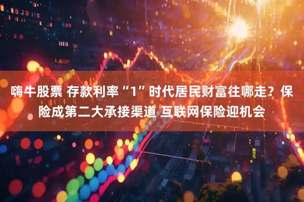 嗨牛股票 存款利率“1”时代居民财富往哪走？保险成第二大承接渠道 互联网保险迎机会